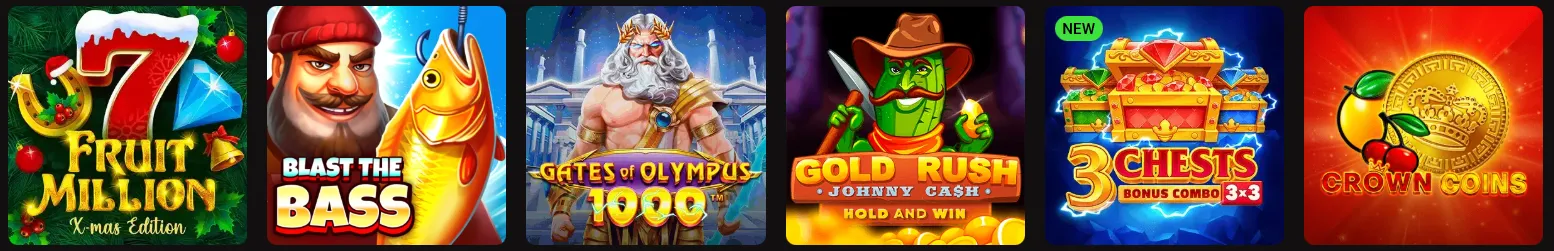 Online slots and jackpot games at LegionBet Casino