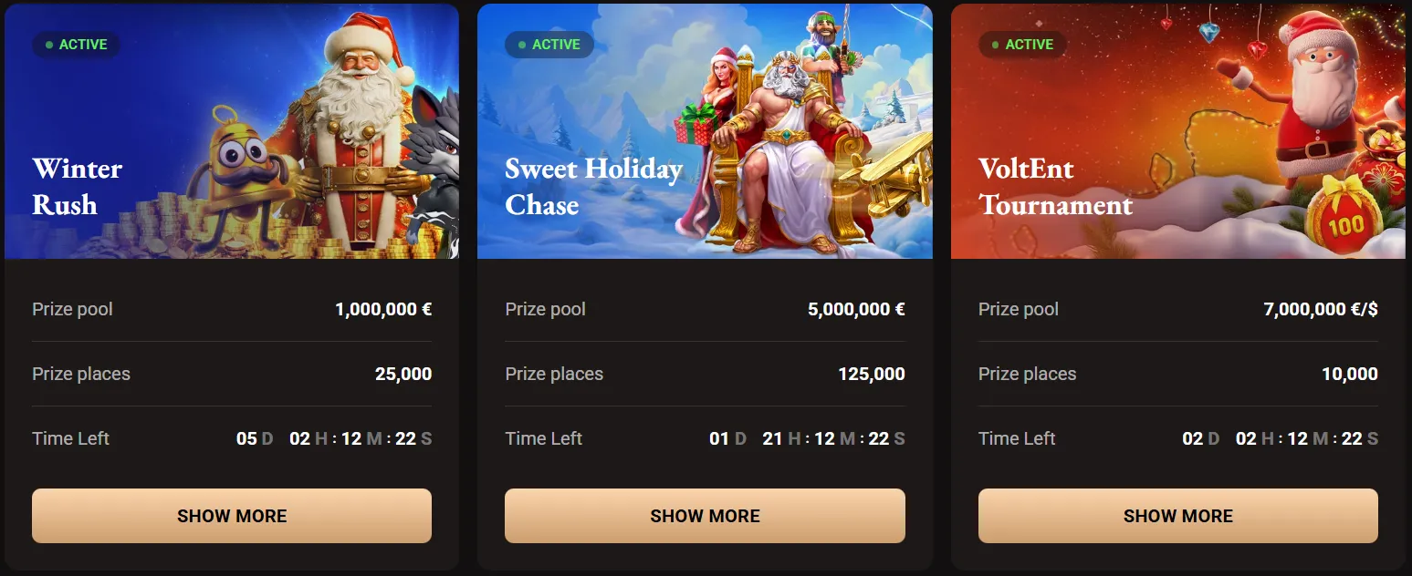 Casino tournaments and competitions at LegionBet Casino